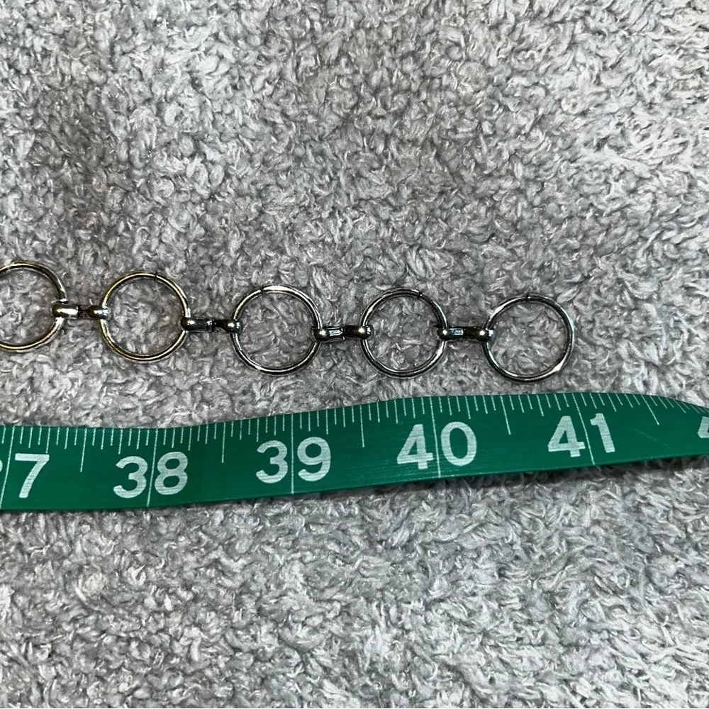 Forever 21 Silver Oval Link Belt